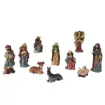 Les 10 santons (hauteur 13 cm) d'emile