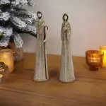 Les 2 santons (hauteur 35 cm) de thomas