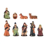 Les 9 santons (hauteur 10 cm) d'antoine
