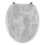 Abattant wc 18 pouces mdf façon marbre gris Abattant wc 18 pouces mdf façon marbre gris