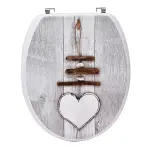 Abattant wc 18 pouces ouessant gris