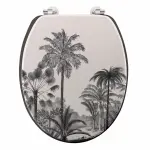 Abattant wc bois (37 x 46 cm) cocoty noir