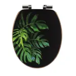 Abattant wc frein de chute 18 pouces mdf green addict vert