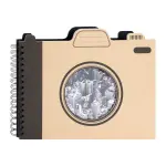 Album photo spirale 60 pages appareil photo vintage