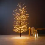 Arbre lumineux 1755 led (h180 cm) christmas luxe noir et blanc chaud Arbre lumineux 1755 led (h180 cm) christmas luxe noir et blanc chaud