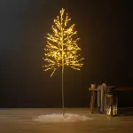 Arbre lumineux 720 led (h180 cm) holly platane blanc et blanc chaud