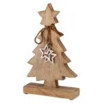 Arbre de noël en bois (h30 cm) nature sauvage naturel Arbre de noël en bois (h30 cm) nature sauvage naturel