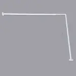 Barre d'angle pour baignoire extensible