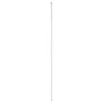 Barre de rideau de douche autobloquante (de 105 à 250 cm) blanc Barre de rideau de douche autobloquante (de 105 à 250 cm) blanc