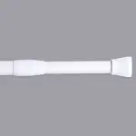Barre de rideau de douche autobloquante (de 110 � 200 cm) blanc