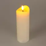 Bougie  piles led (h15 cm) christmas ivoire