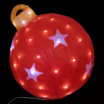 Boule de noël lumineuse solaire 60 led (h38 cm) Étoile blanc froid Boule de noël lumineuse solaire 60 led (h38 cm) Étoile blanc froid
