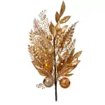 Branche de feuille (h75 cm) majesty or cuivré Branche de feuille (h75 cm) majesty or cuivré