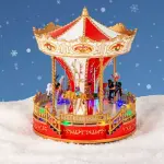 Carrousel lumineux et musical  piles d'antan
