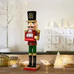 Casse - noisette en bois (h38 cm) calendrier de l'avent paillet