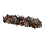 Centre de table 4 photophores (h46 cm) christmas nature Centre de table 4 photophores (h46 cm) christmas nature
