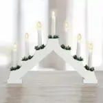 Chandelier lumineux minuteur blanc Chandelier lumineux minuteur blanc