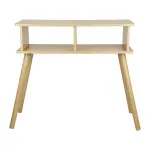 Console bois 2 niveaux (h75 cm) ella beige