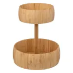 Corbeille  fruits bambou (h35 cm) siao naturel
