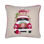 Coussin de nol carr (45 x 45 cm) gifted cru