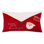 Coussin de no�l rectangulaire (30 x 50 cm) lettre au p�re no�l