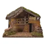 Crèche de noël vide et lumineuse (h21 cm) sainte - céline Crèche de noël vide et lumineuse (h21 cm) sainte - céline