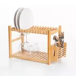 Egouttoir en bambou 2 niveaux (53 x 24 cm) siao naturel Egouttoir en bambou 2 niveaux (53 x 24 cm) siao naturel