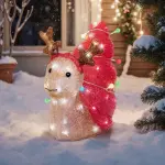 Escargot de nol lumineux 70 led (34 cm) bruno rouge et blanc froid