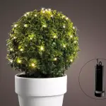 Filet lumineux  piles d50 cm 84 led durawise blanc chaud