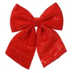 Grand noeud de nol (h32 cm) sequins rouge