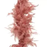 Guirlande boa en plumes (184 cm) deluxe vieux rose Guirlande boa en plumes (184 cm) deluxe vieux rose