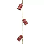 Guirlande dco (1, 10 m ) cloches de nol rouge