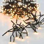 Guirlande lumineuse 11 m 1512 led câble noir boa blanc chaud Guirlande lumineuse 11 m 1512 led câble noir boa blanc chaud