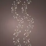 Guirlande lumineuse 12 m 960 micro led câble argent luxe bicolore blanc chaud et froid Guirlande lumineuse 12 m 960 micro led câble argent luxe bicolore blanc chaud et froid