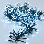 Guirlande lumineuse 14, 60 m 2016 led câble noir boa blanc froid Guirlande lumineuse 14, 60 m 2016 led câble noir boa blanc froid