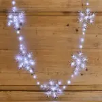 Guirlande lumineuse 2, 25 m 160 micro led cristaux de neige blanc froid Guirlande lumineuse 2, 25 m 160 micro led cristaux de neige blanc froid