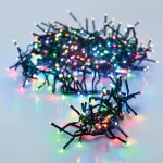 Guirlande lumineuse 22 m 3000 led c�ble noir boa multicolore
