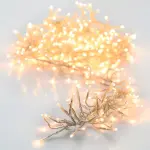 Guirlande lumineuse 8, 40 m 1152 led câble transparent boa blanc chaud Guirlande lumineuse 8, 40 m 1152 led câble transparent boa blanc chaud