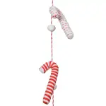 Guirlande de no�l (150 cm) sucre d'orge