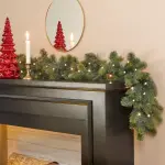 Guirlande de sapin lumineuse 35 led (180 cm) winnipeg vert et blanc chaud Guirlande de sapin lumineuse 35 led (180 cm) winnipeg vert et blanc chaud