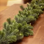 Guirlande de sapin lumineuse 50 led (270 cm - d30) manitoba blanc chaud