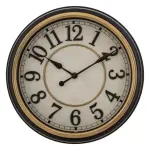 Horloge murale (d29 cm) nell marron