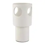 Lampe  poser en cramique (h27 cm) nova blanche