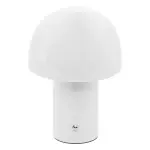 Lampe  poser mtal led (h20 cm) zola blanche