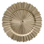 Lot de 12 dessous d'assiette art dco or