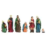 Lot de 7 santons (hauteur 25 cm) d'achille Lot de 7 santons (hauteur 25 cm) d'achille