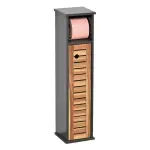 Meuble d�rouleur papier toilette avec r�serve(h75 cm) el�ment acacia