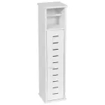 Meuble dérouleur papier toilette avec réserve (h75 cm) santorin blanc Meuble dérouleur papier toilette avec réserve (h75 cm) santorin blanc