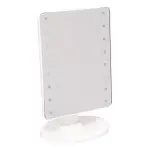 Miroir de salle de bain sur pied lumineux led (h26 cm) star