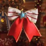 Noeud de nol (h23 cm) circus toile bleu